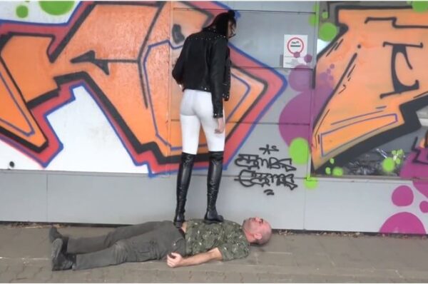 Bratty Amazon - Femdom Trampling In Fashion High Boots