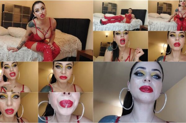 moneygoddesss - Red boots - virgin spitbowl gets cei Femdom