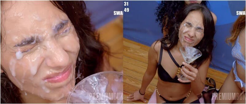 Sherezade Lapiedra cum lover - Third bukkake tryout