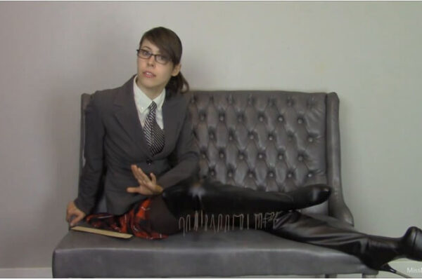 Miss Melissa Femdom Dirty Talks - DeBooting Fetish Lecture