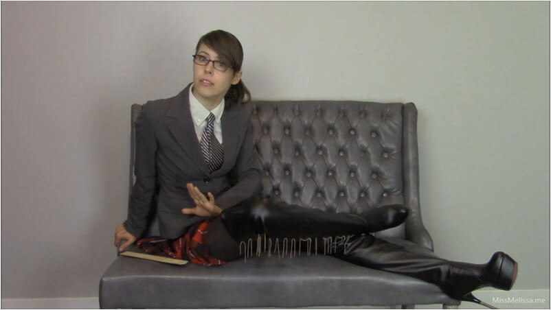 Miss Melissa Femdom Dirty Talks - DeBooting Fetish Lecture