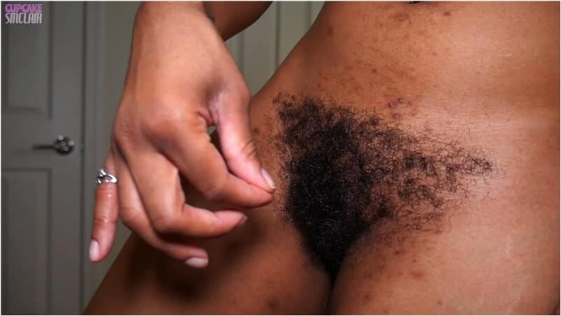 Subbiecupcake Hairy Pussy - Measuring My Matted Bush