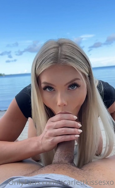 ScarlettKissesxo onlyfans PPV - Outdoor sextape near the water