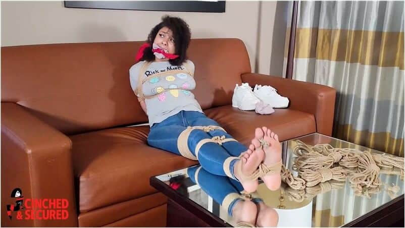 Sophia Quinn BDSM – Sitter Secured and Foot Worshipped,
