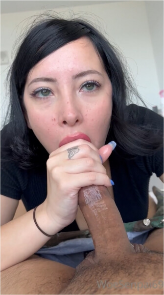 Woe Alexandra Cum In my Mouth - Blowjob Onlyfans PPV
