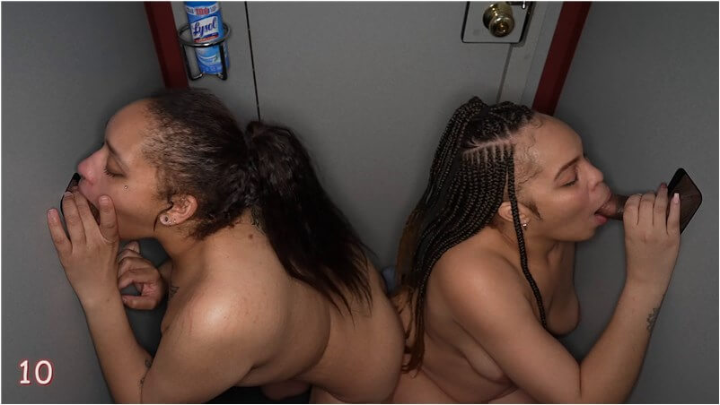 Amateur Ebony Girls - Cum swallow gloryhole session