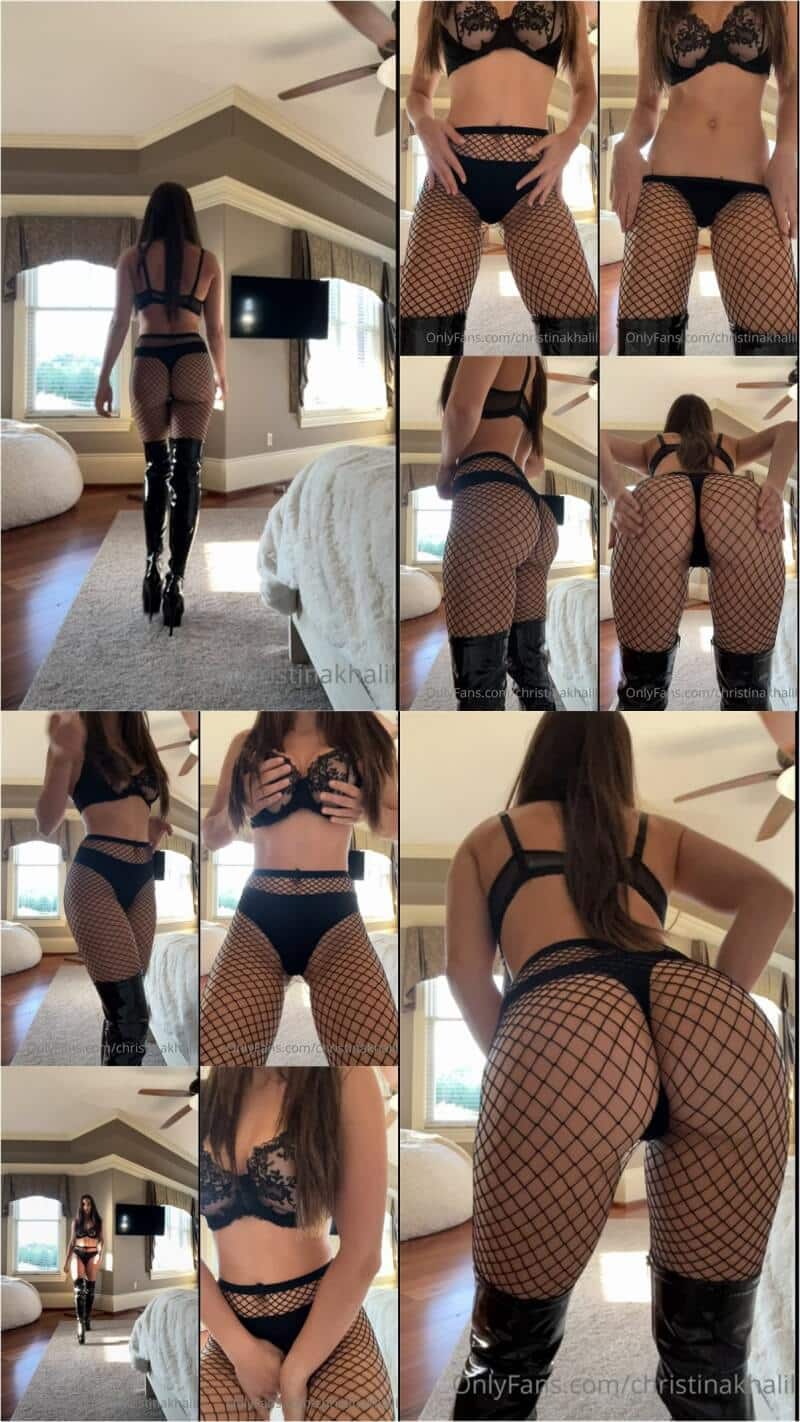 Christina Khalil high boots fetish onlyfans thumbnails