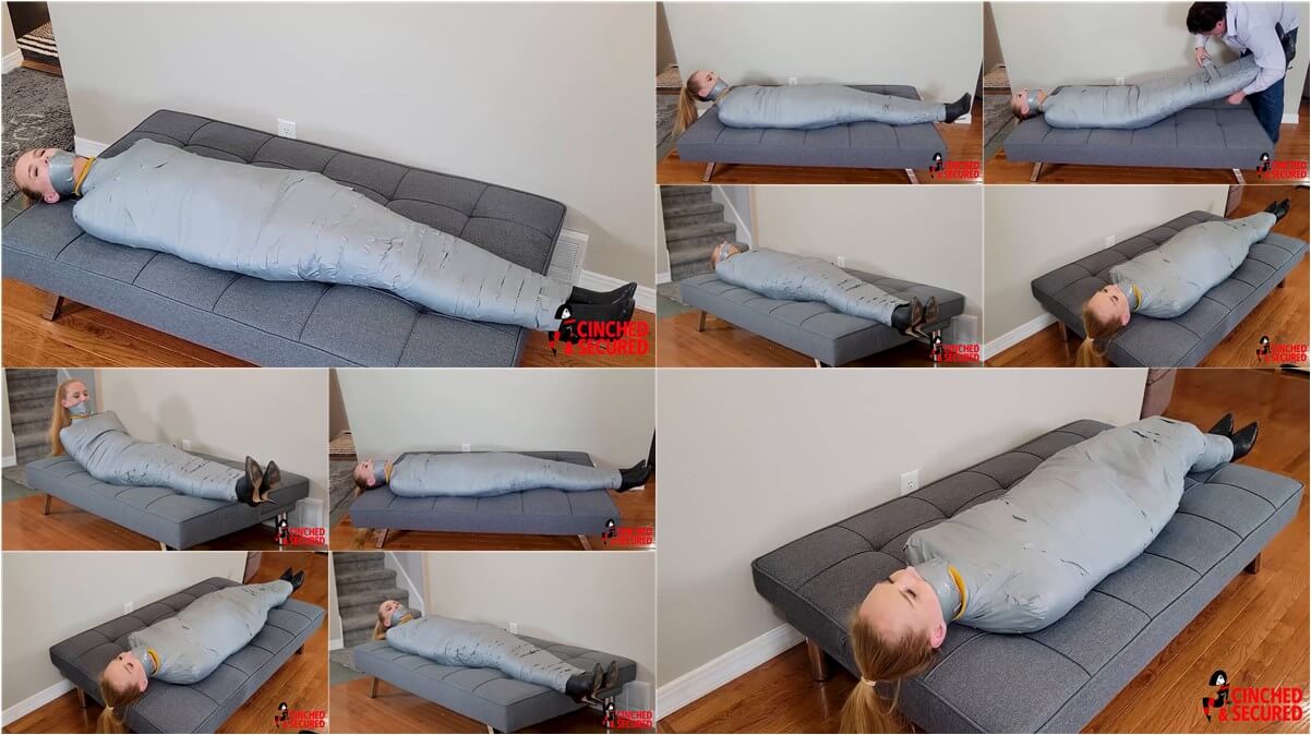 Slavegirl Ariel Bondage - Mummified Workout thumbnails