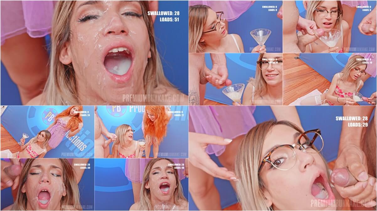 Megan Nicole Second Bukkake - Cum swallow thumbnails