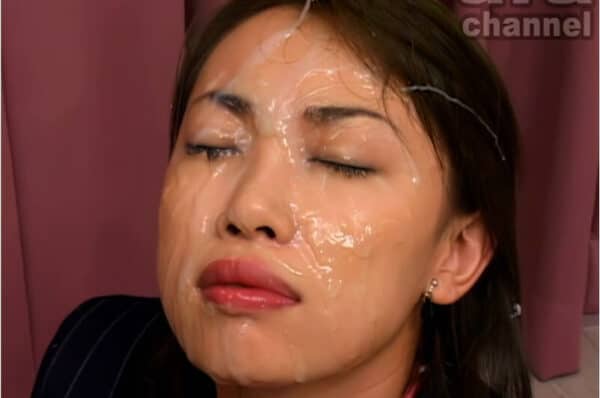 Shuttle Japan Bukkakae episode 19 - Sperm on asian face