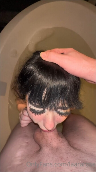 Laararose onlyfans PPV - BG sextape in bathroom