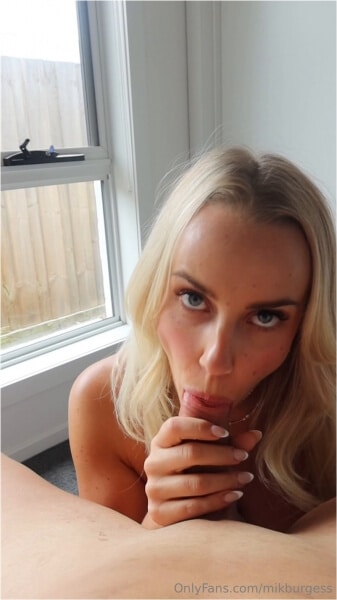 Mikalah Burgess blowjob video onlyfans