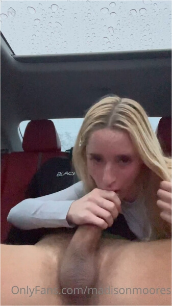 Madison Moores sextape in car onlyfans