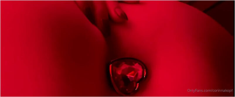 Corinna Kopf Anal Plug Extraction, Close Up Leaked Video