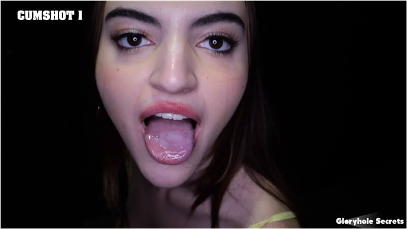 Julia James Cum Swallow Gloryhole (First Visit)